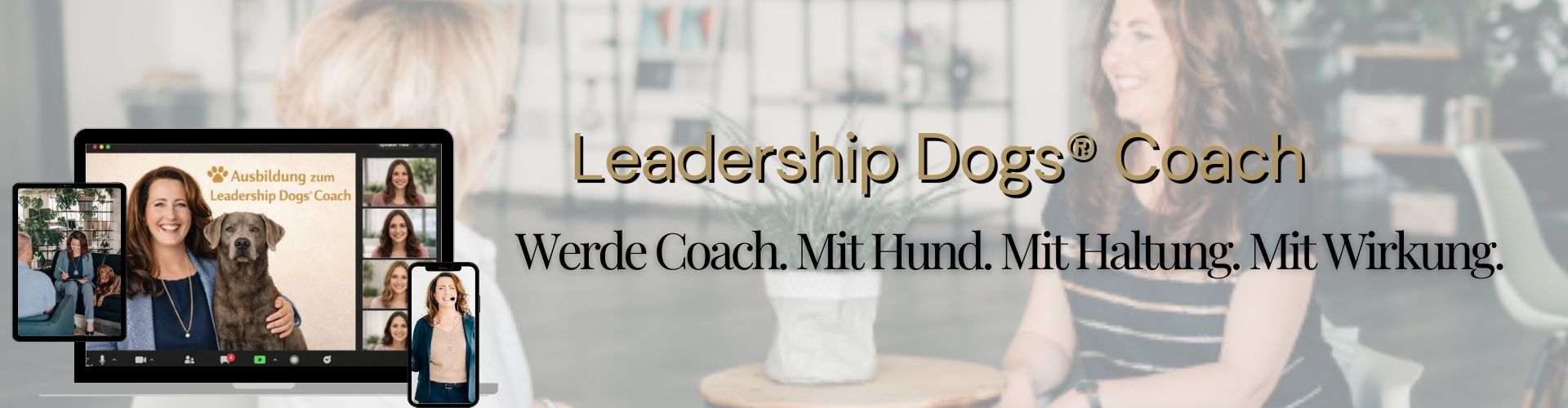 Ausbildung hundegestützt, tiergestützt mit Hund